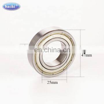 China cheap z zz sealed deep groove ball bearing 6005 zz