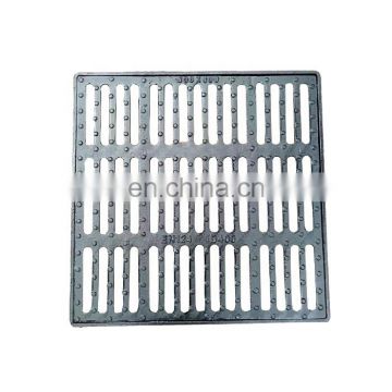 EN124 D400 600*600 ductile cast iron square drainage gully grating with frame