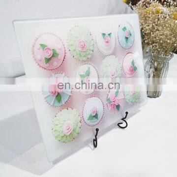 wholesale clear round glass cutting boards chopping board