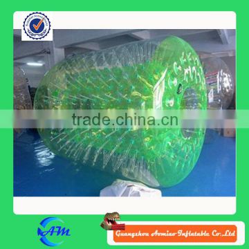 Green high quality inflatable water roller with reasonable price for sale