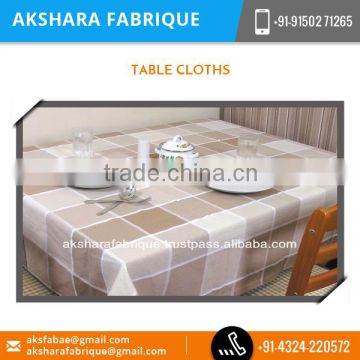 Hot Sale on Most Demanded Pure Cotton Table Cloth by Leading Industries