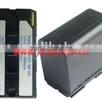 Camcorder battery for Canon: BP-941 BP-945..