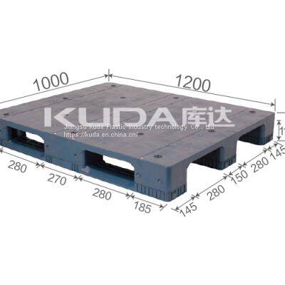industrial pallet solutions 1210M PBCZ PLASTIC PALLET(BUILT-IN STEEL TUBE) china manufacturer