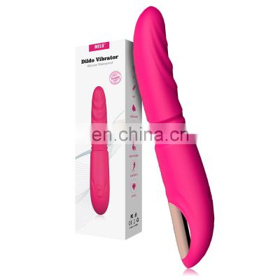 7 Speed vibration telescopic Adult toys thrusting dildo AV Wand Massager G spot Vibrators Clit Stimulator sex toys for Woman