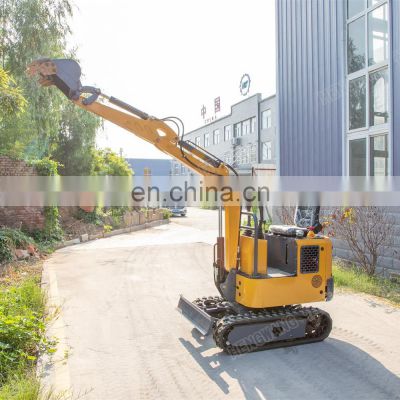 Chinese Mini Excavator With Rubber Crawler 1 Ton Sale Diesel 7.5KW Digger Mini Excavator