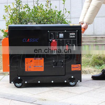 BISON China 5Kva 5Kw Diesel Generators Set Three Phase Silent 170F 178F 186F Electric Diesel Generator