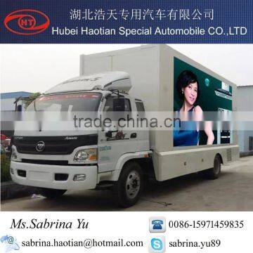 Foton 4x2 LED advertising Truck led mobile stage truck