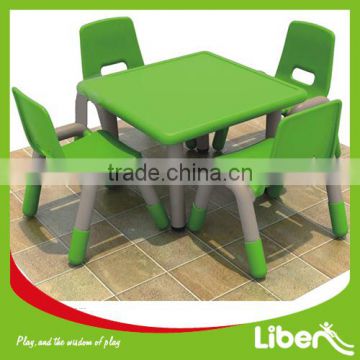 Kids Nursery School Furniture Plastic Material Type Children Stackable Tables and Chairs Set LE.ZY.158