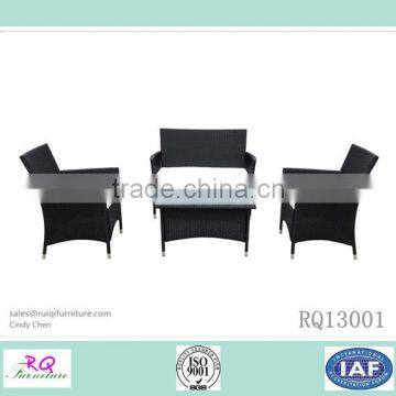 Promotional Rattan Sofa Sets Steel Frame PE Rattan