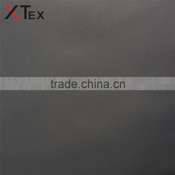 China direct textiles rexine leather, black embossed PVC vinyl leatherette rolls for contemporary sofa