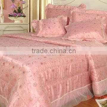 5pcs gause bedspread set