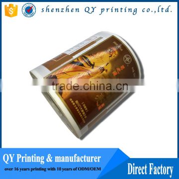 custom glossy laminated paper stickers,permanent adhesive roll stickers