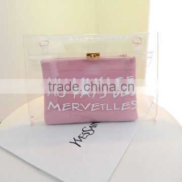 2015 New Arrival Brand transparent nylon bag BY0880433