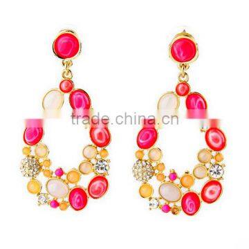 In stock 2016 Fashion Dangle Long Earring New Design Wholesale High quality Jewelry SKC1588