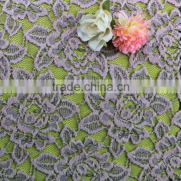 Rose flowers nylon spandex lace crochet lace embroidery