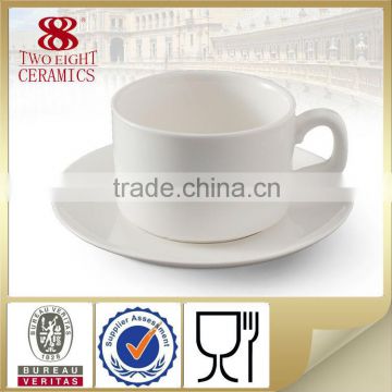 chaozhou porcelain factory ceramic drink ware coffee cup with saucer