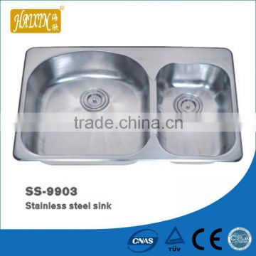 round stainless steel sink insert sink
