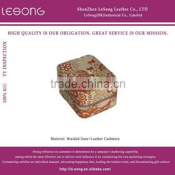 Wholesale High Quality Beatiful Leather Jewelry Box