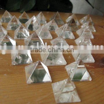 Natural Rock Clear Quartz Crystal Pyramid