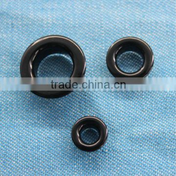 various size meta eyelets in black paintting color for leather