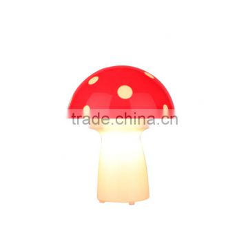 modern kids glass mushroom table lamp, night light