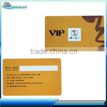 125khz RFID Contactless T5577/Em4200 Card For Access Control with signature panel
