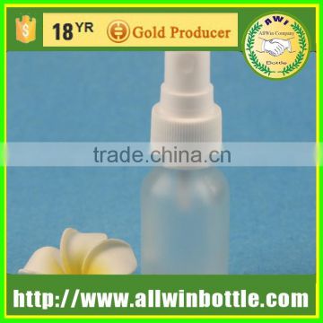 wholesale spray cap clear frosted glass bottles in stock