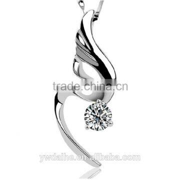 Daihe Fashion necklace with 925 sterling silver&crystal