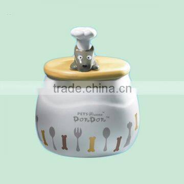 Fashion Lovely White Cute Design customized cookie jars