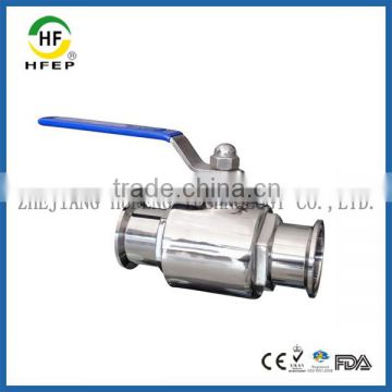 HF1A003 DN20 Top Quality Low Price 304 Stainless Steel Sanitary Ball Valve