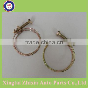 ZX high quality double wire hose clamp