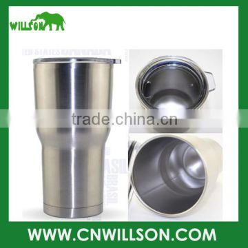 20oz vacuum stainless steel mug with lid, stainless steel tumbler