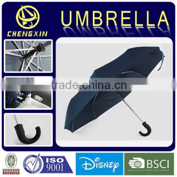auto open and auto close windproof J-hook telescopic umbrella