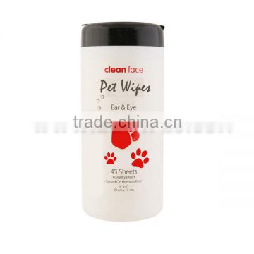 Biodegradable Pet Wet Wipes Pet Eye Ear Face Cleaning Wet Tissue