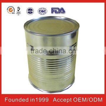 konwah round tin cans for food canning with UN,ISO,SGS,