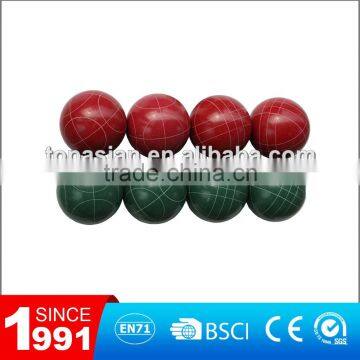 Resin bocce game