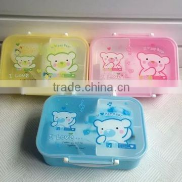 Lovely plastic rectangle lunch box