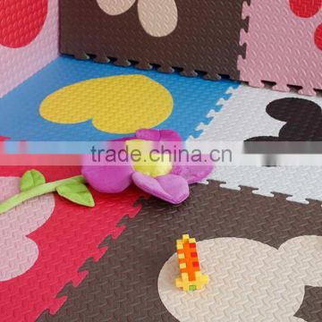 Enviromental five strips eva foam baby folding play mat
