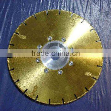 Electroplated Diamond circular saw blades for cutting soft marble with segment rim