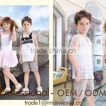 children clothing 2017 causal kids clothes children summer set