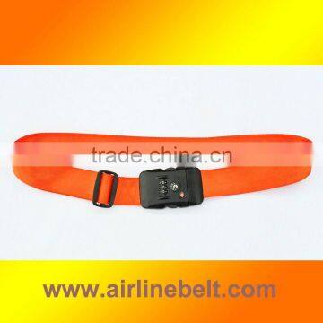NEW Seatbelt orange luggage strap, top quality