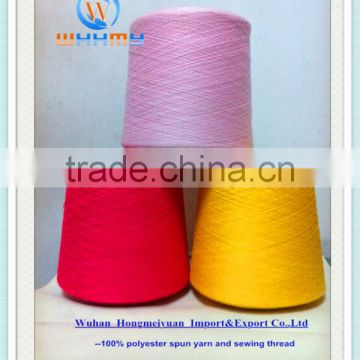 30/2 china supplier polyester dyed yarn