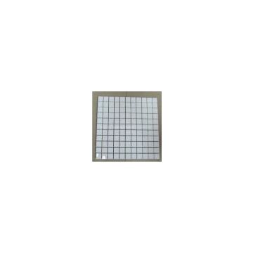 Mcrocrystal White Glass Stone Mosaic Tiles for Wall Tiles