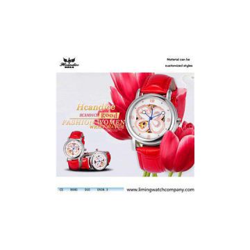 5 ATM Waterproof Stainless Steel Automatic Mechanical Women Watches With Different Strap