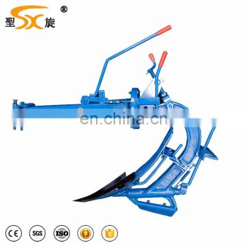Double side single plough for hand walking tractor