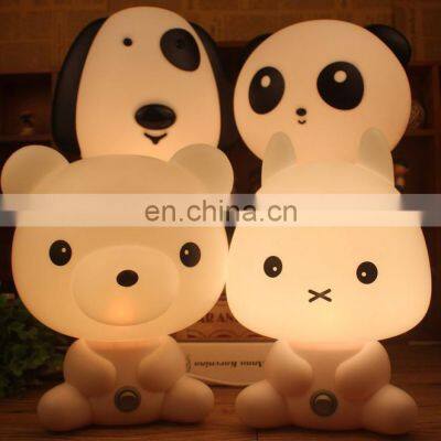 Eonkoo baby kids bedroom led cartoon animal desk table lamp