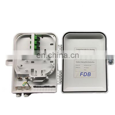 outdoor White Black Waterproof IP68 Terminal Box 1x8 1x16 PLC Splitter Fiber Optical Distribution Box