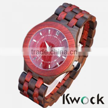 New combination ,Mix color mens wooden watch cheap price and high efficiency