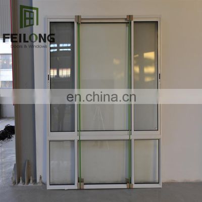 Modern China Factory Hurricane Impact Building  Windows Double Glass simple design aluminum sliding window