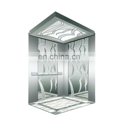 Luxury Decoration Etching Stainless Steel Panel Material Elevator Cabin